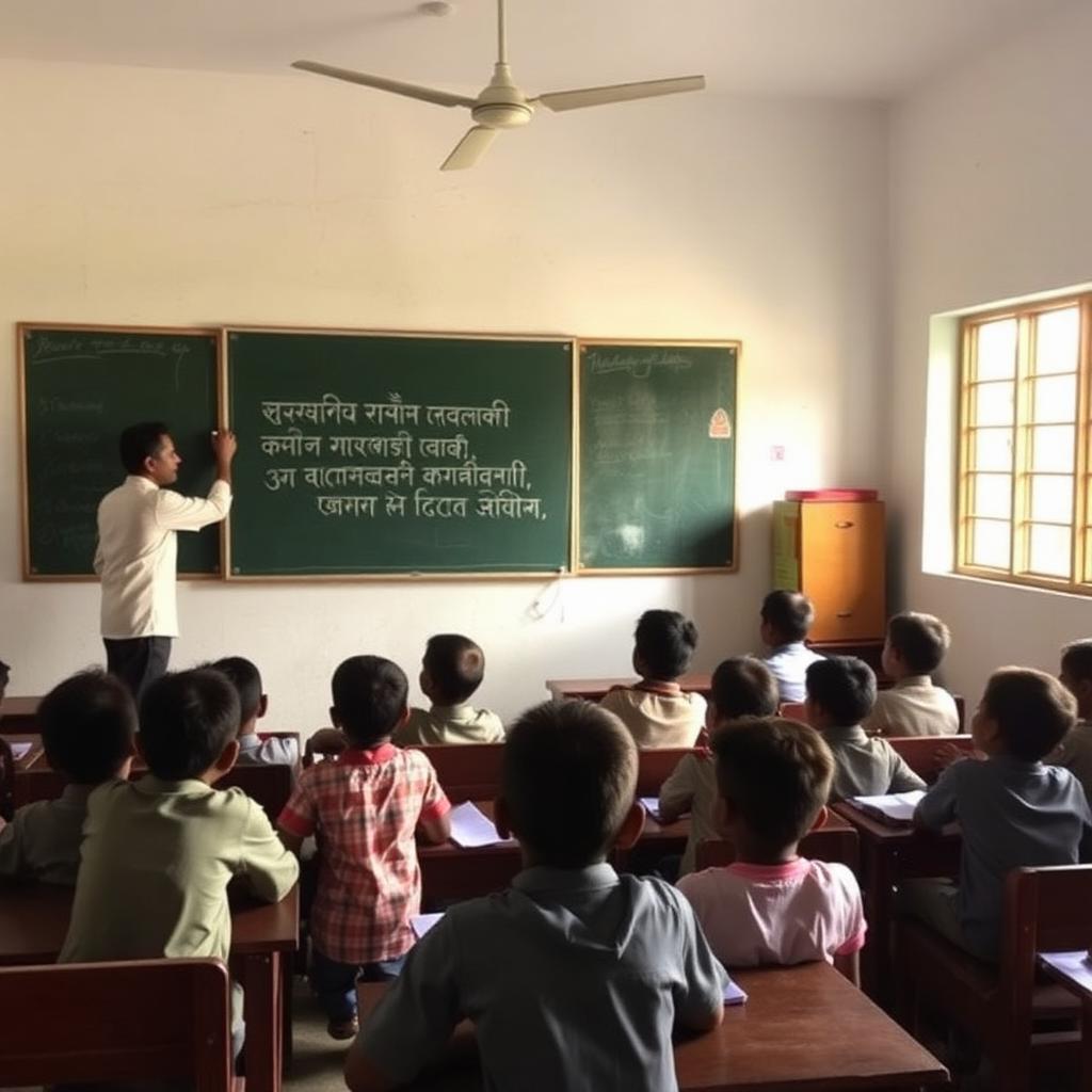 শ্রেণিকক্ষে পাঠদান